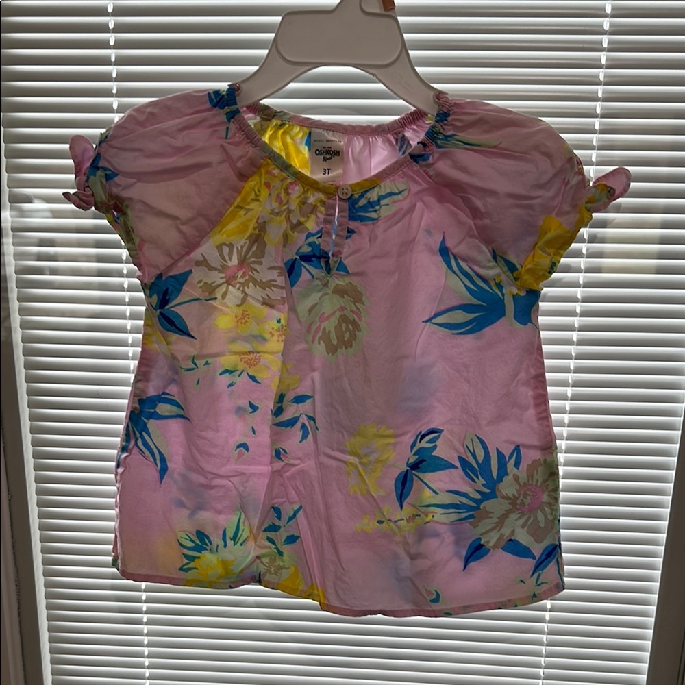 OshKosh B'gosh‎ Pink Floral Kids Top